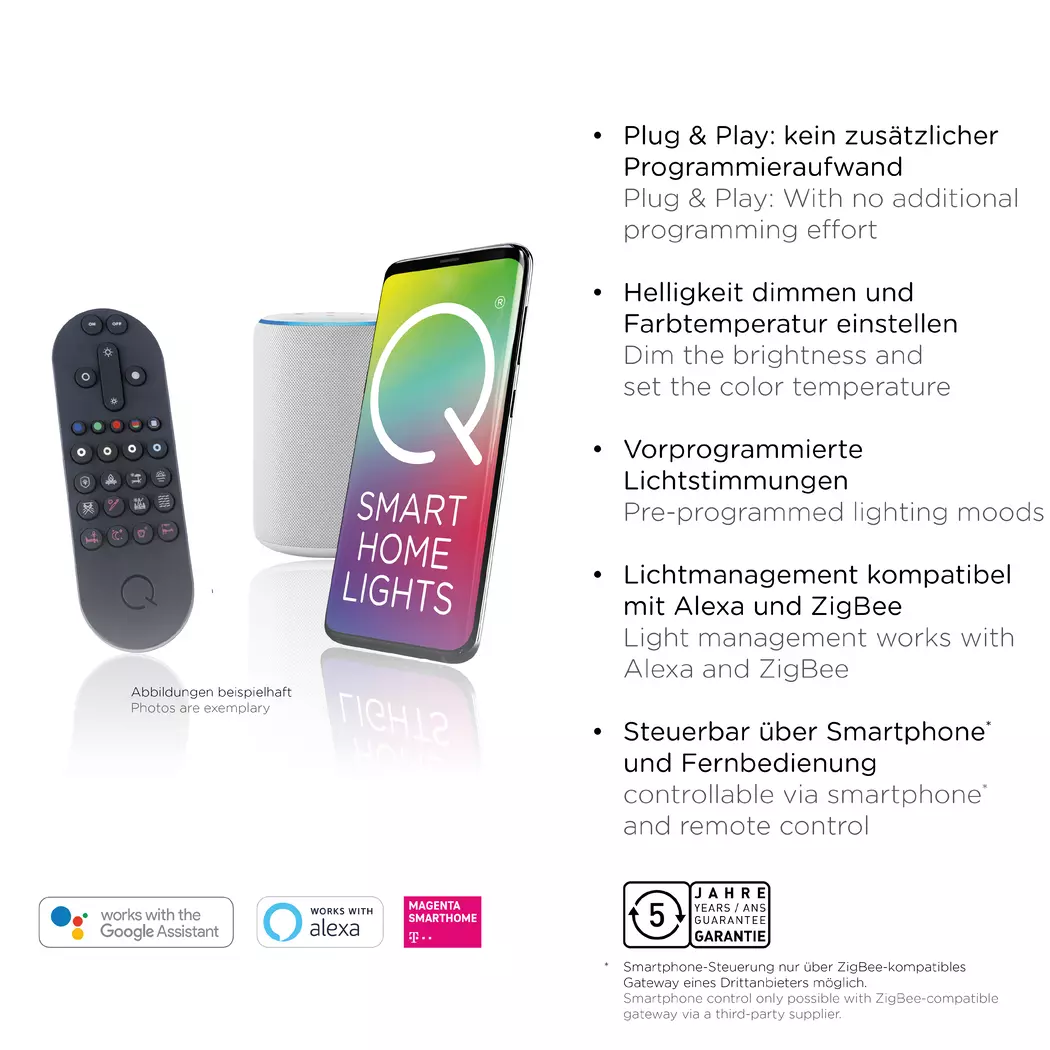 LED-Deckenleuchte Q-BILA