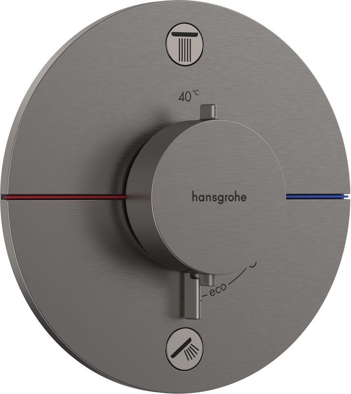 Hansgrohe - ShowerSelect Comfort S - Thermostaatmengkraan - Brushed Black Chrome