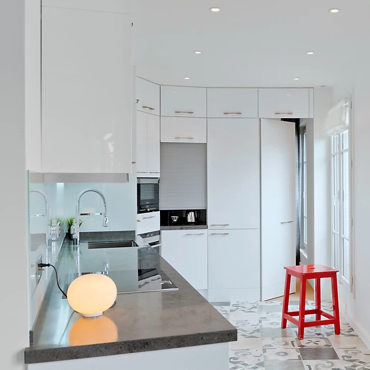 Peinture murs et plafonds Cuisine et bains satin blanc Tollens 2 L