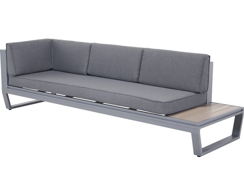 Garden Place Amelie 5-persoons tuinmeubelset bestaande uit: Tafel, aluminium, grijs
