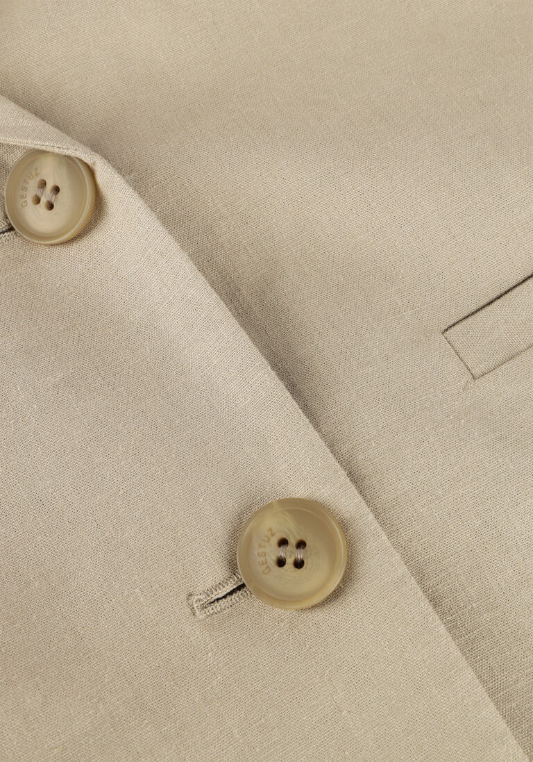 groene gestuz blazer gzizza linen blazer
