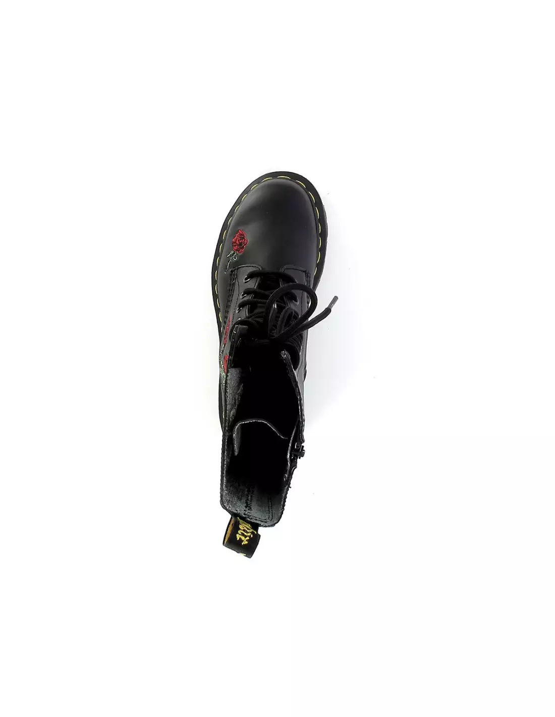 DR MARTENS 1914 VONDA FLORAL - Boots & bottines Noir