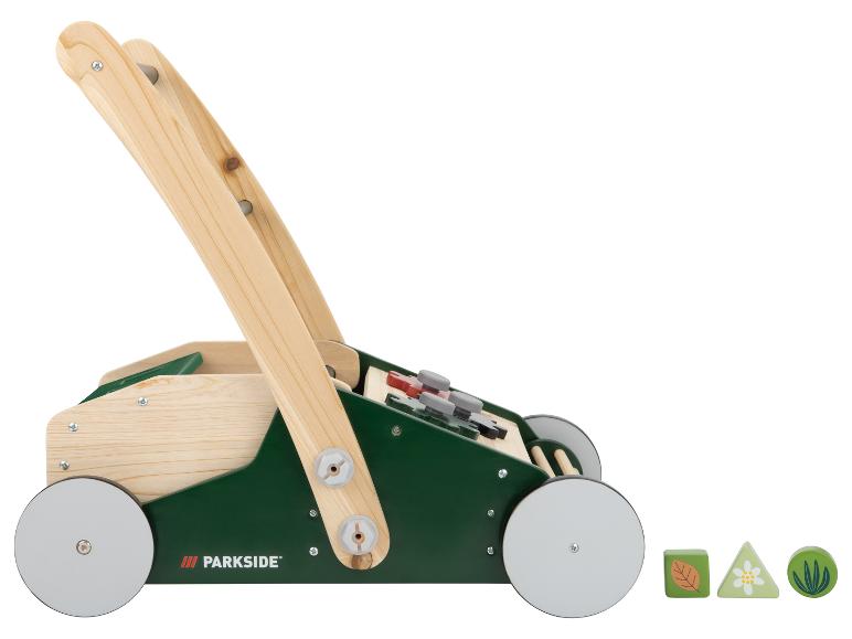 Houten loopwagen