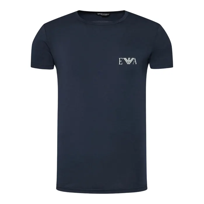 Emporio Armani Bold Monogram Crew T-shirt Heren (2-pack)