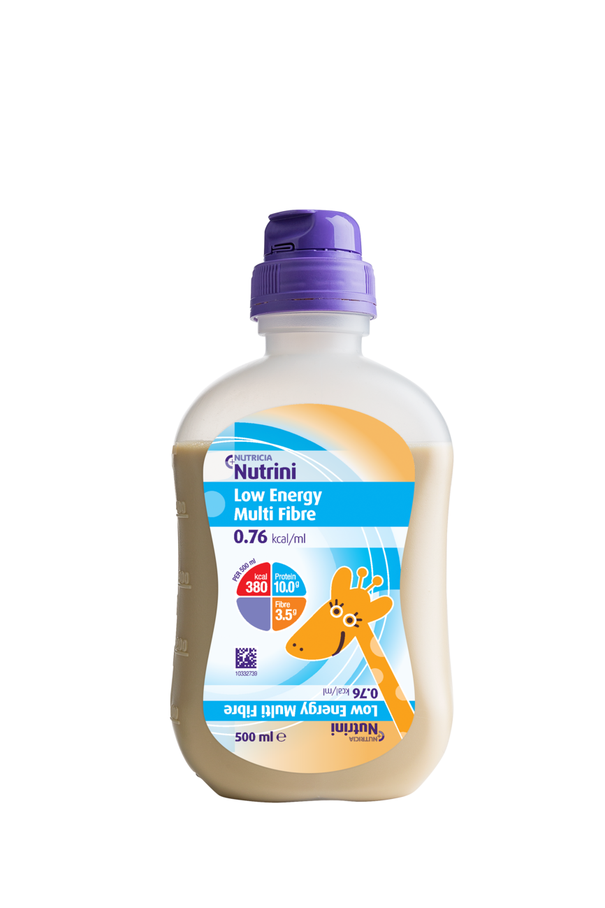 Nutrini Low Energy Multi Fibre sondeernæring til barn 12x500 ml