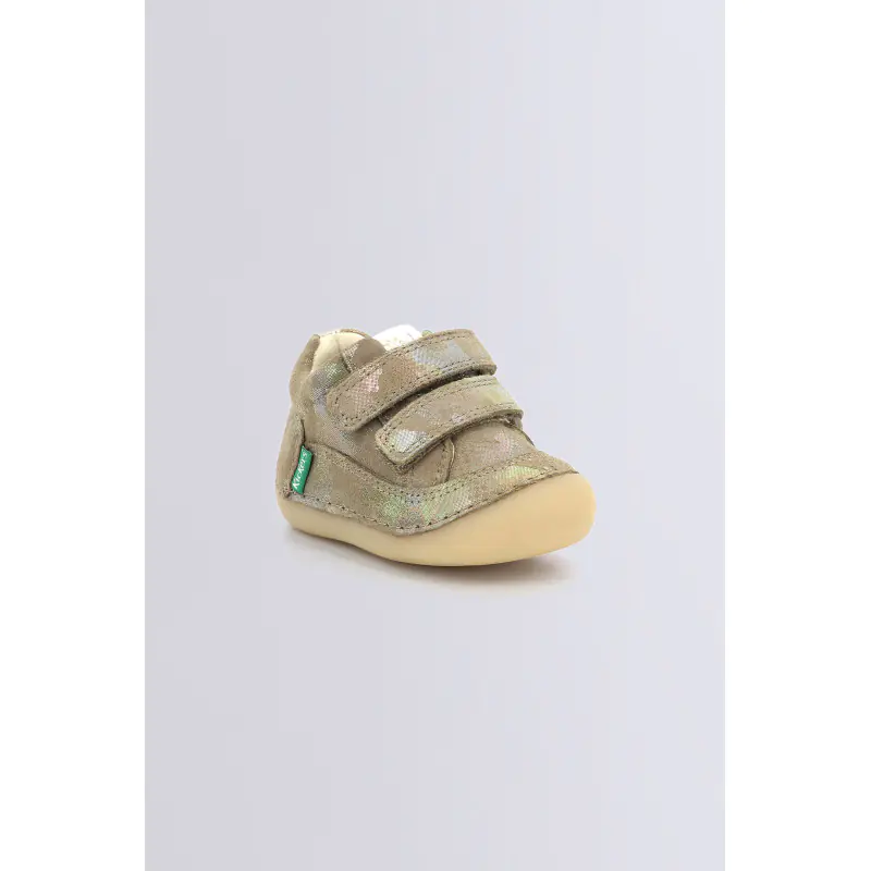 SOSTANKRO KAKI CAMO IRISE BOTTILLONS Cuir Garçon