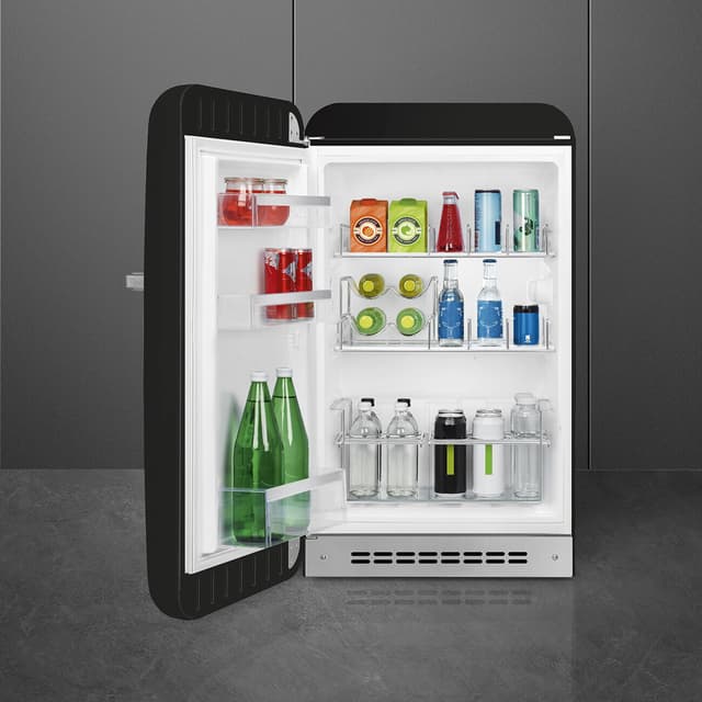 Smeg 50's Style køleskab FAB10HLBL6 (sort)