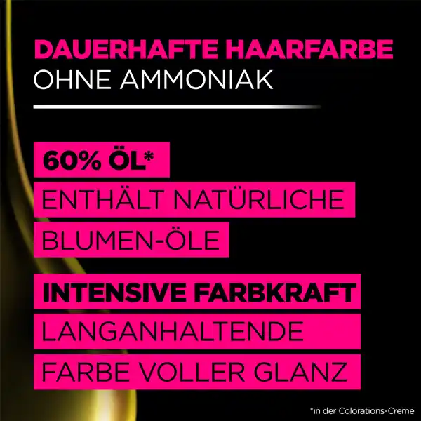 Dauerhafte Haarfarbe Coloration 6.3 Karamellbraun