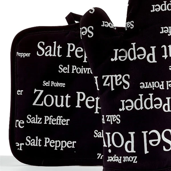Manique noir Sel & Poivre 20 cm Winkler