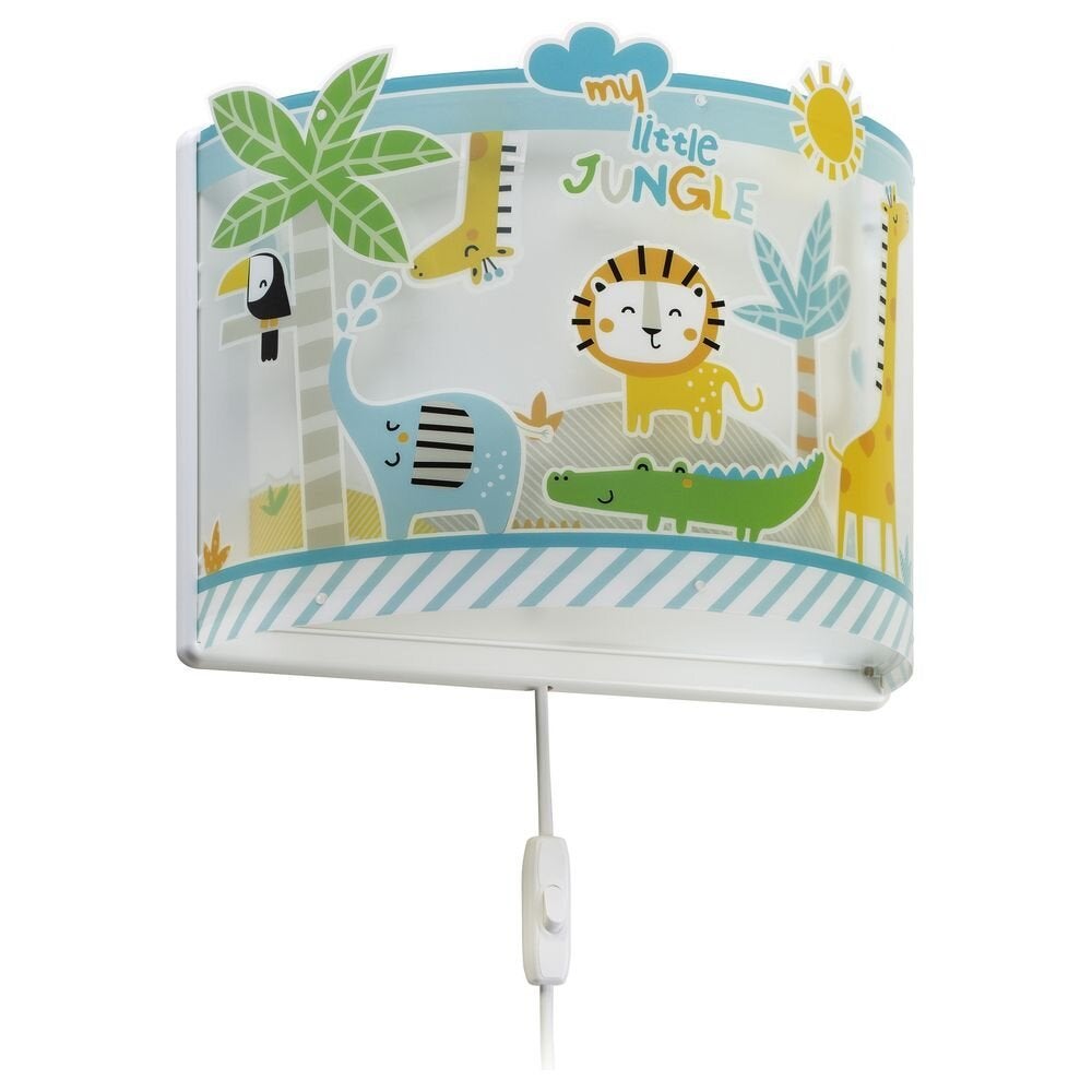 Kinderkamer wandlamp Little Jungle fluorescentielamp E27