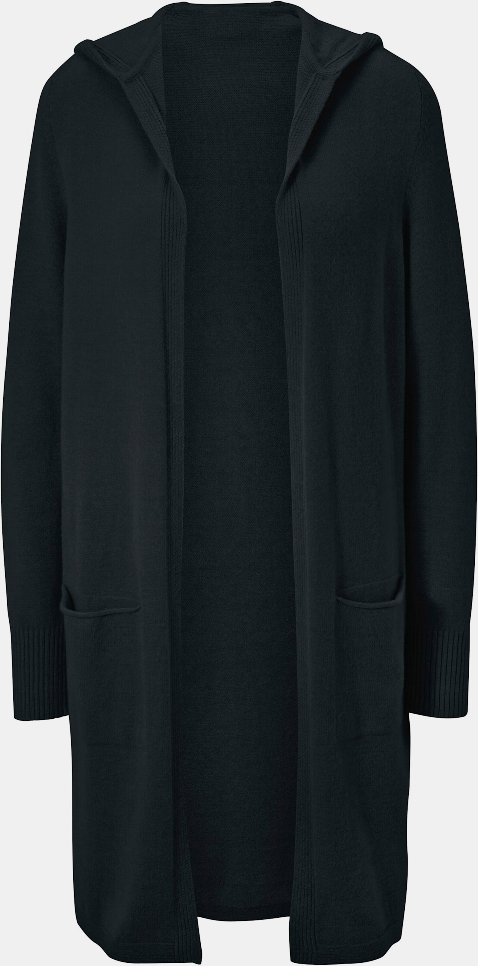 Long-Strickjacke