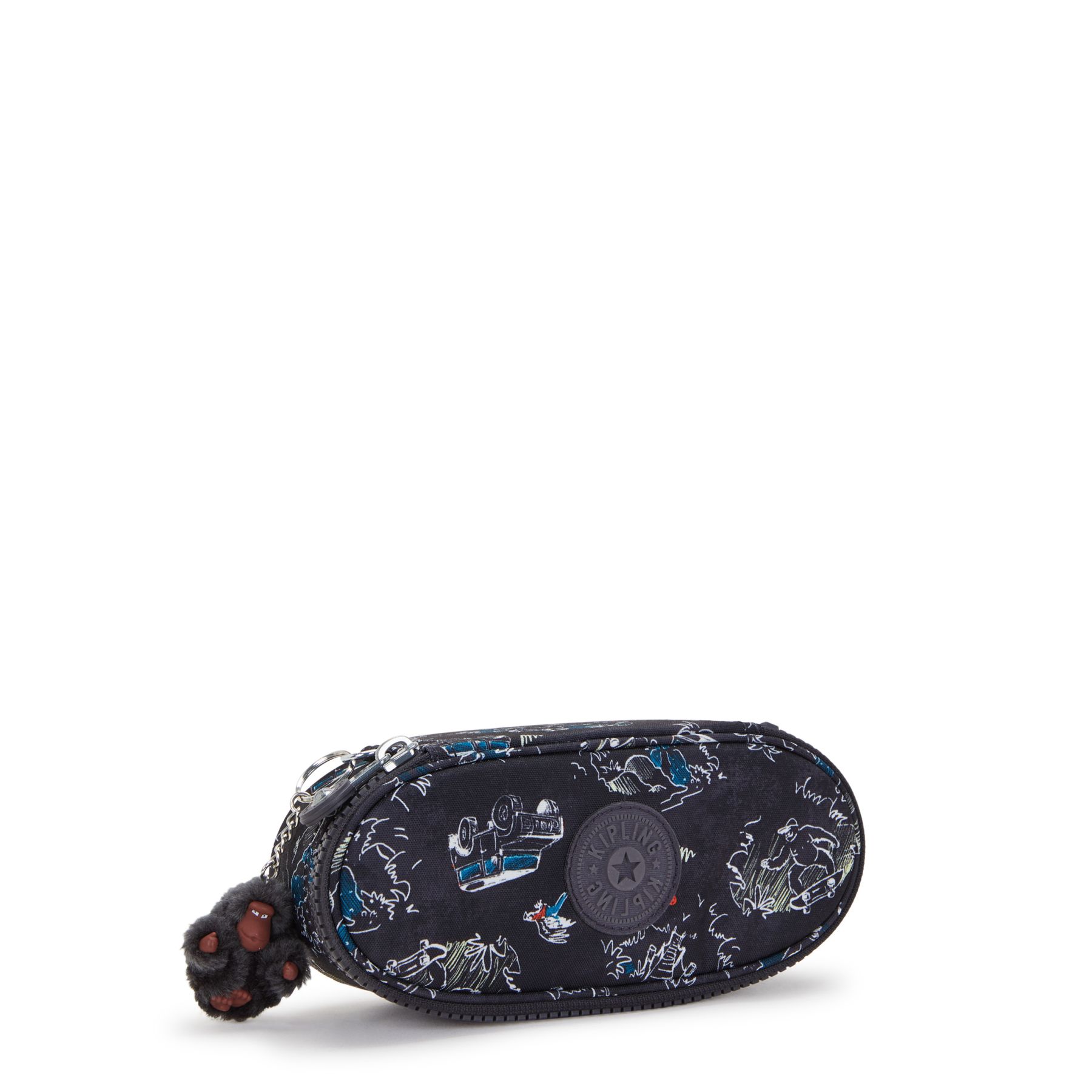 DUOBOX Trousse zippée moyenne à imprimé - Jungle Fun Race