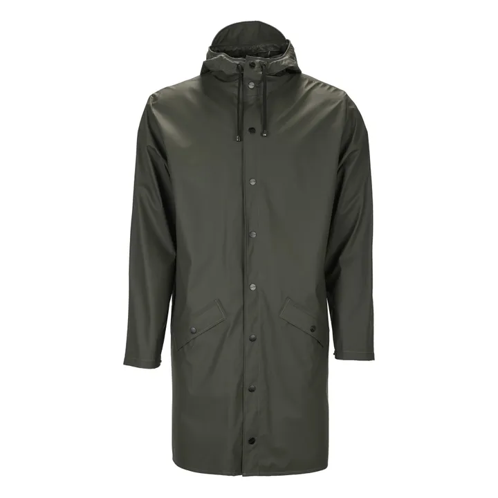 Rains Ciré Long Imperméable Unisexe | Vert