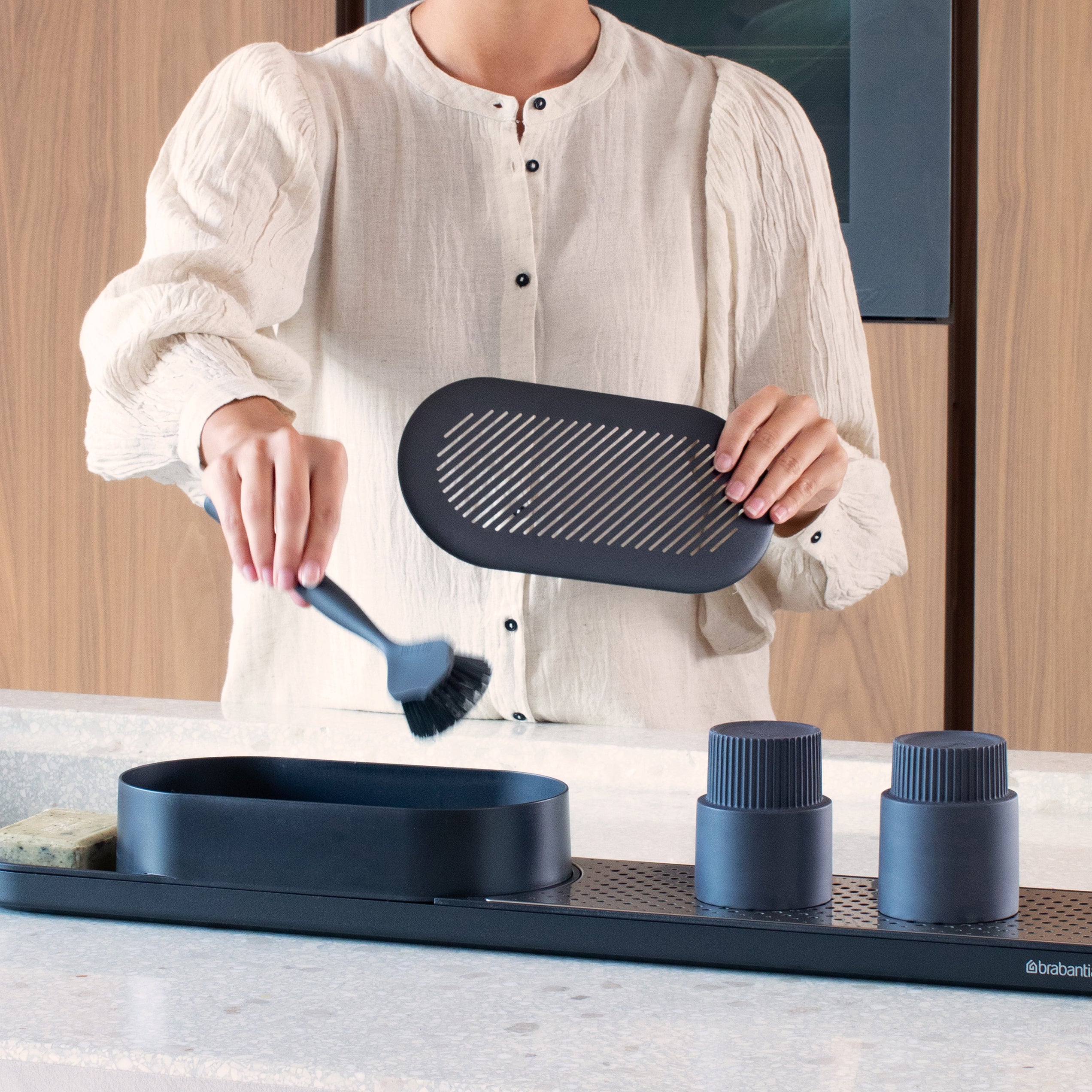 Brabantia SinkStyle Organiser 2-delig - Infinite Grey