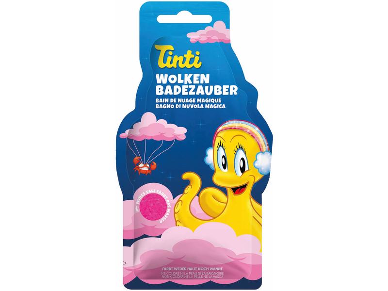 Tinti Badespass Wolken Badezauber pink 1 Stück Kinderbadezusatz