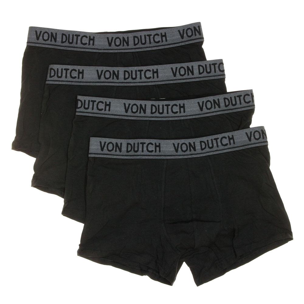 Von Dutch X4 Boxers Homme Noir Von Dutch ORIAS