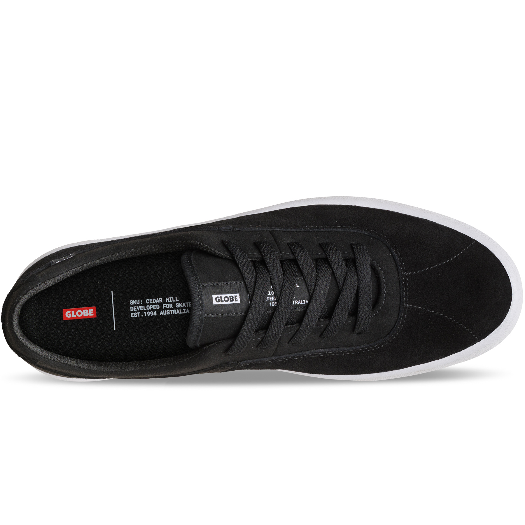 Globe Melbek Black White 7 US / 39 EU