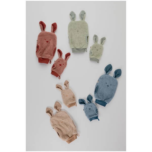 BIBSBIBS   Kangaroo Waschhandschuhe vanilla