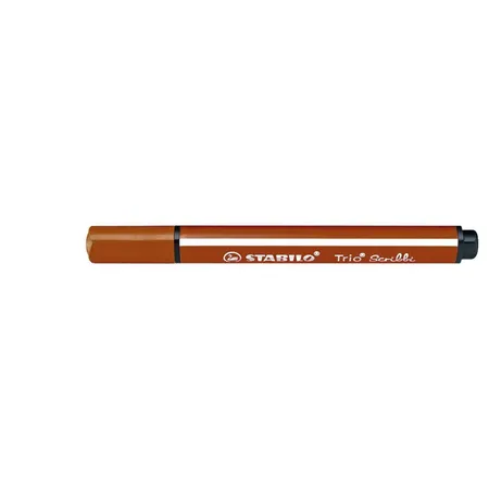 Gefederter Dreikant-Filzstift - STABILO Trio Scribbi - Einzelstift - hellbraun