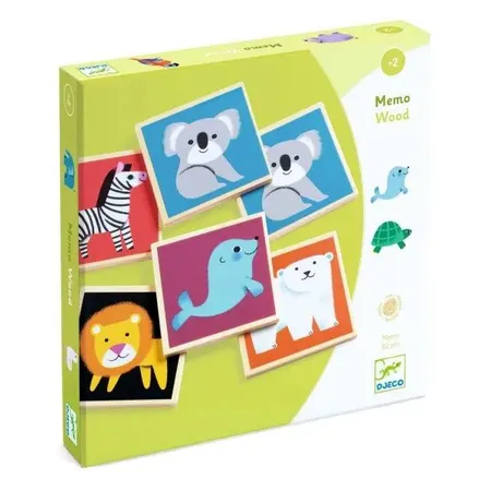 Djeco Lernspiele: Memo Wood