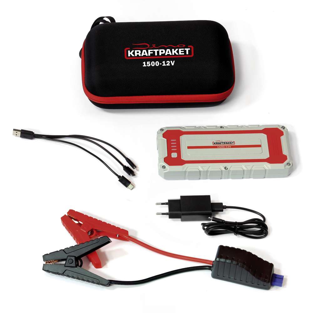 Dino Kraftpaket Starthilfegerät / Powerbank 12 V 1500 A