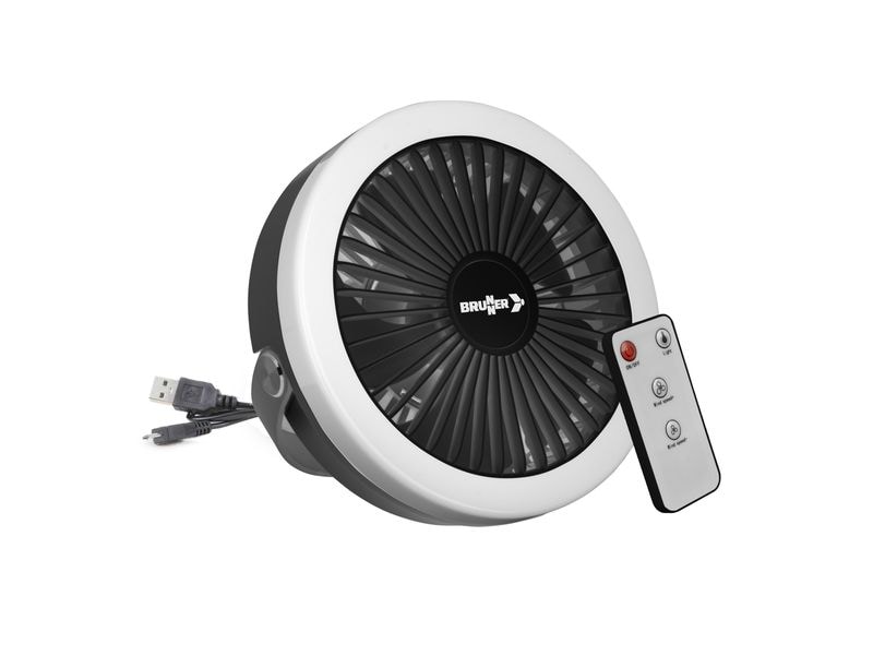 Brunner Deckenventilator Moonbelle Weiss Outdoor-Ventilator mit LED-Licht