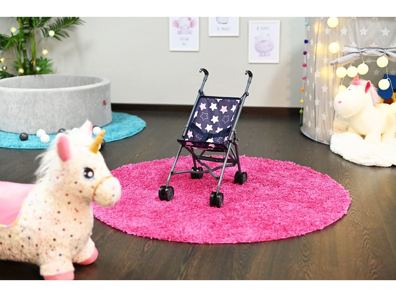 Knorrtoys Puppenbuggy Sim Star Blue Pink Puppenwagen