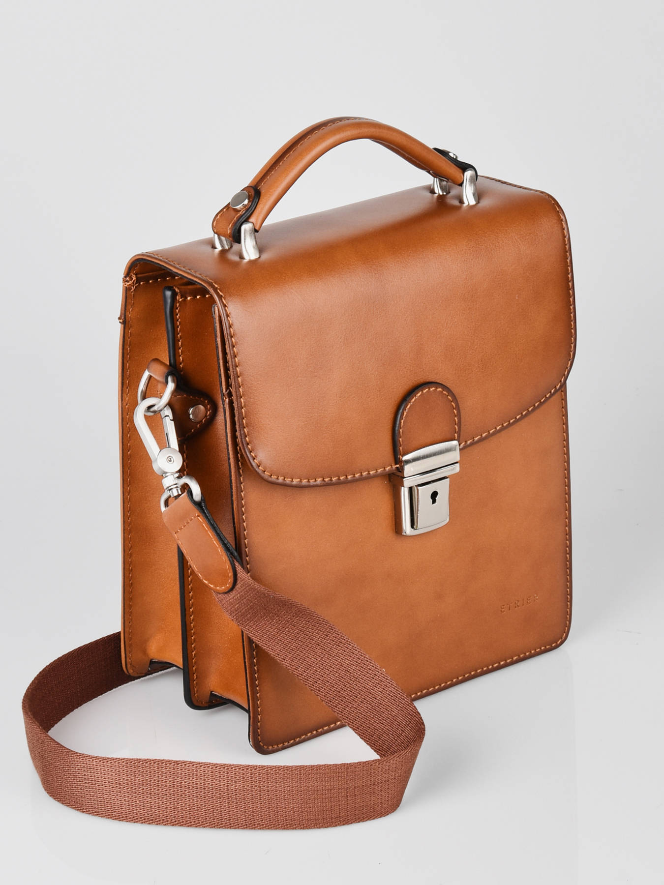 Pochette homme Crosta 2 compartiments cuir ETRIER