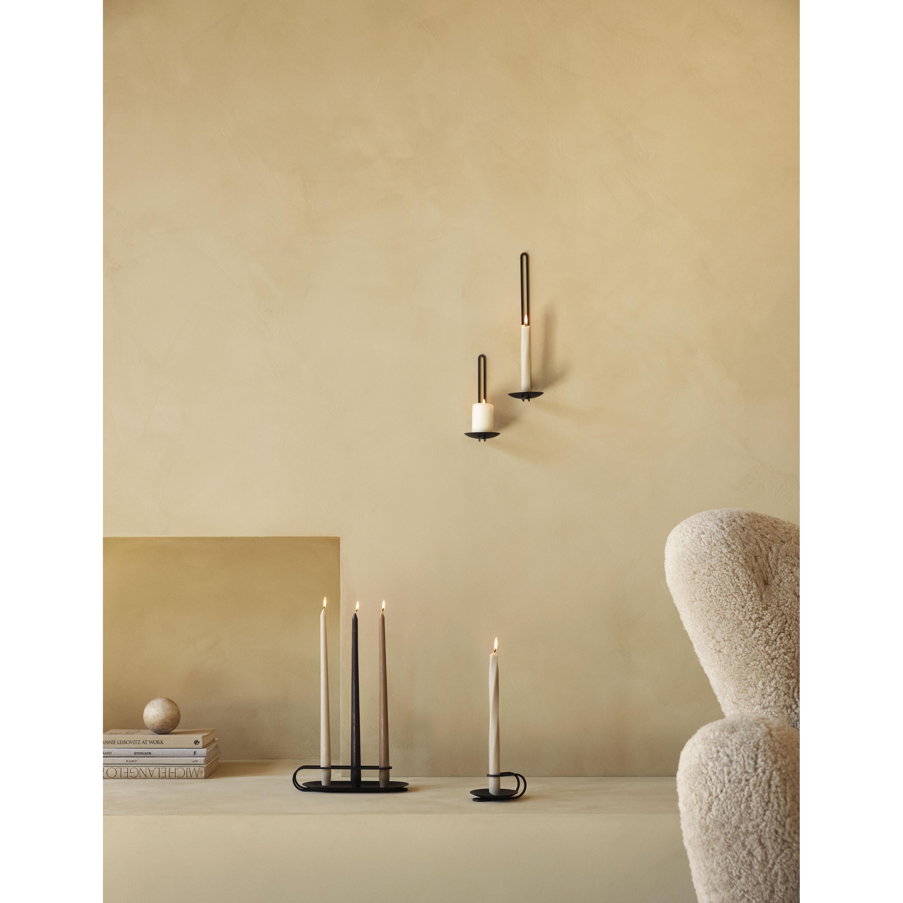 Audo Copenhagen Clip kandelaar wand medium messing