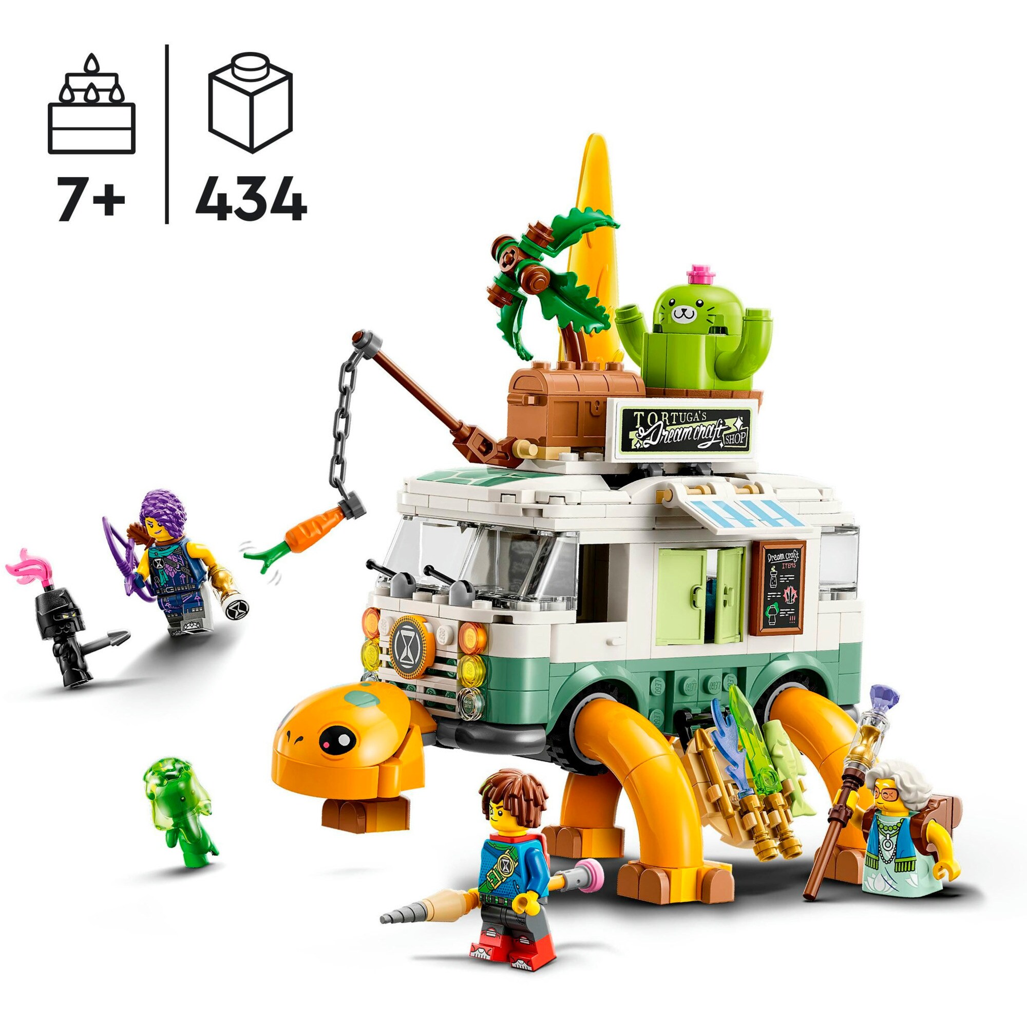 LEGO Konstruktionsspielzeug DREAMZzz Mrs. Castillos Schildkrötenbus