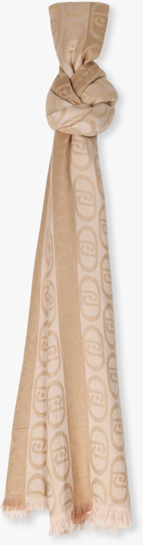 LIU JO beige liu jo sjaal monogram scarf
