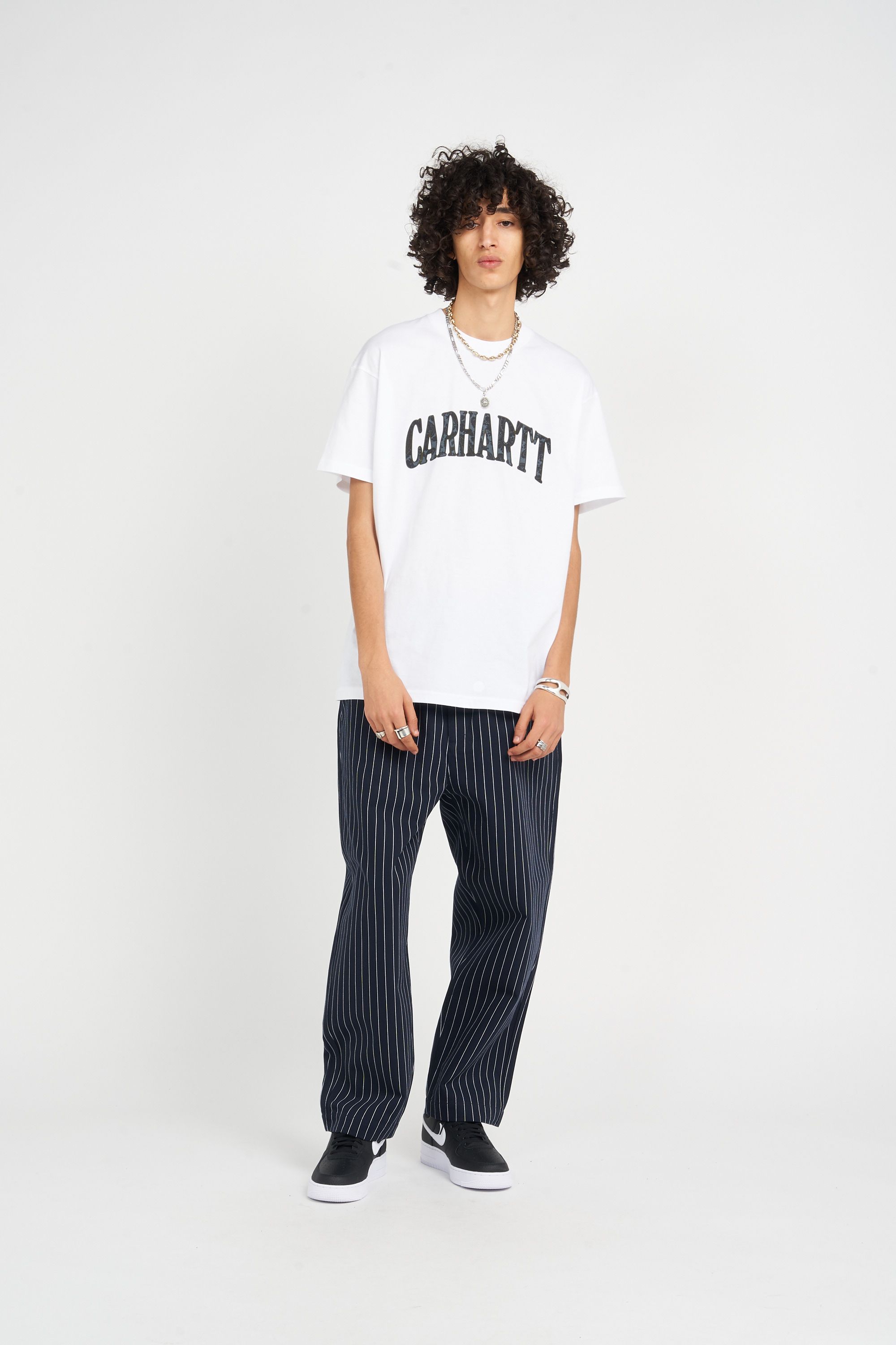 CARHARTT WIP t-shirt  S/S Paisley Script T-Shirt Blanc