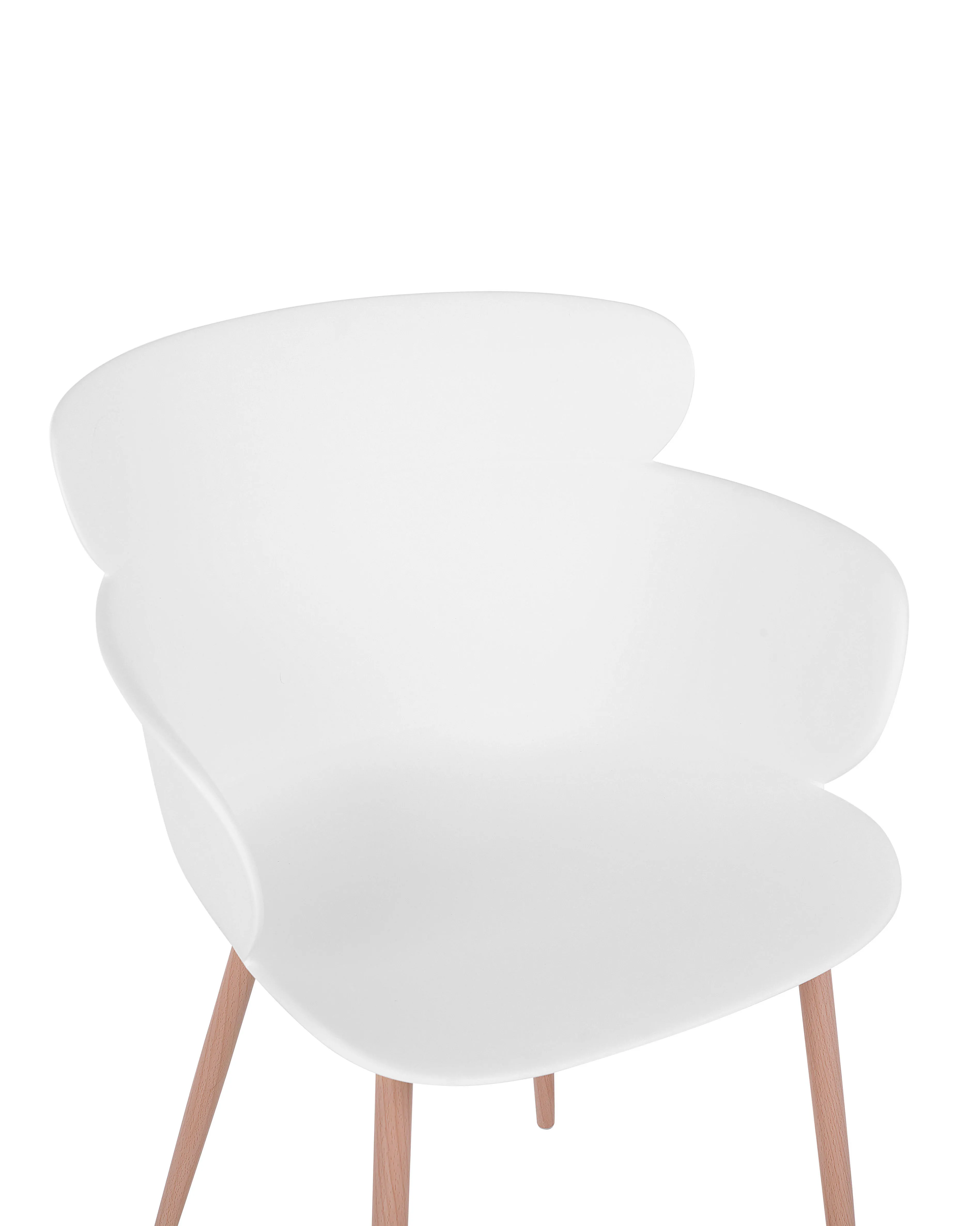 Set van 2 eetkamerstoelen SUMKLEY Wit
