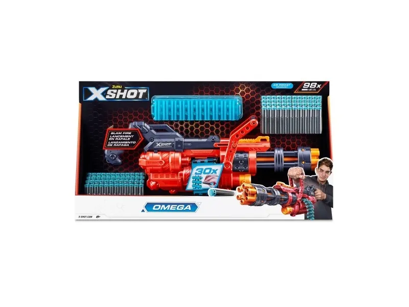 X-Shot Excel OMEGA Foam Dart Blaster (98 pile)