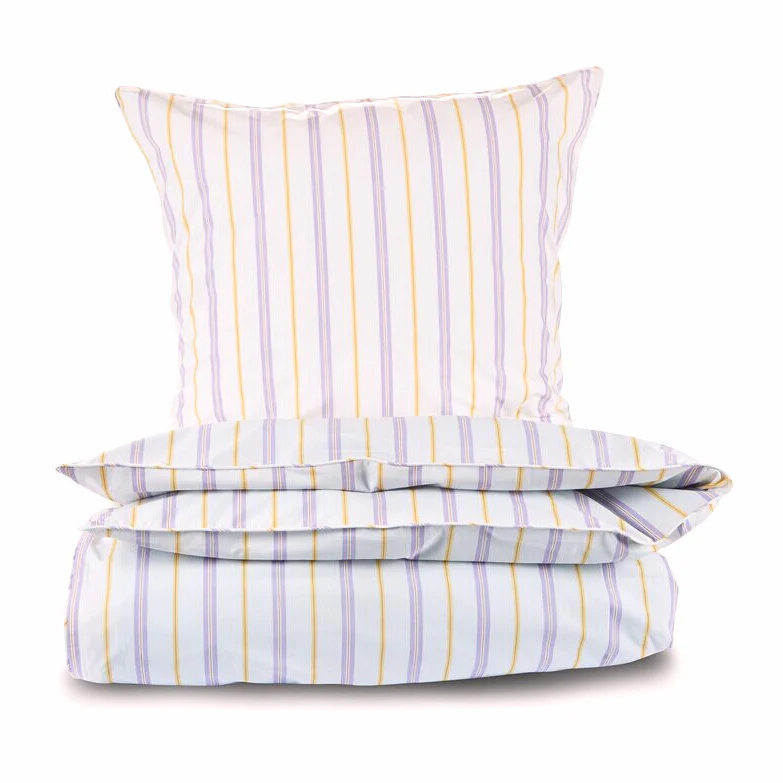 Bahne Interior  Lollipop Stripe sengesæt - lilla/gul