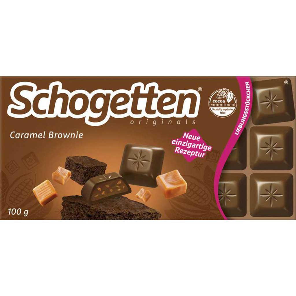 Trumpf Schogetten Caramel Brownie 100g Tafelschokolade MHD:30.9.25