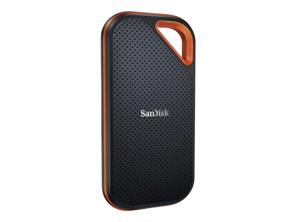 SanDisk Extreme PRO Portable - SSD - krypteret - 2 TB - ekstern (bærbar) - USB 3.2 Gen 2x2 - 256-bit AES - for Intel Next Unit of Computing 13 Pro Kit - NUC13ANHi5