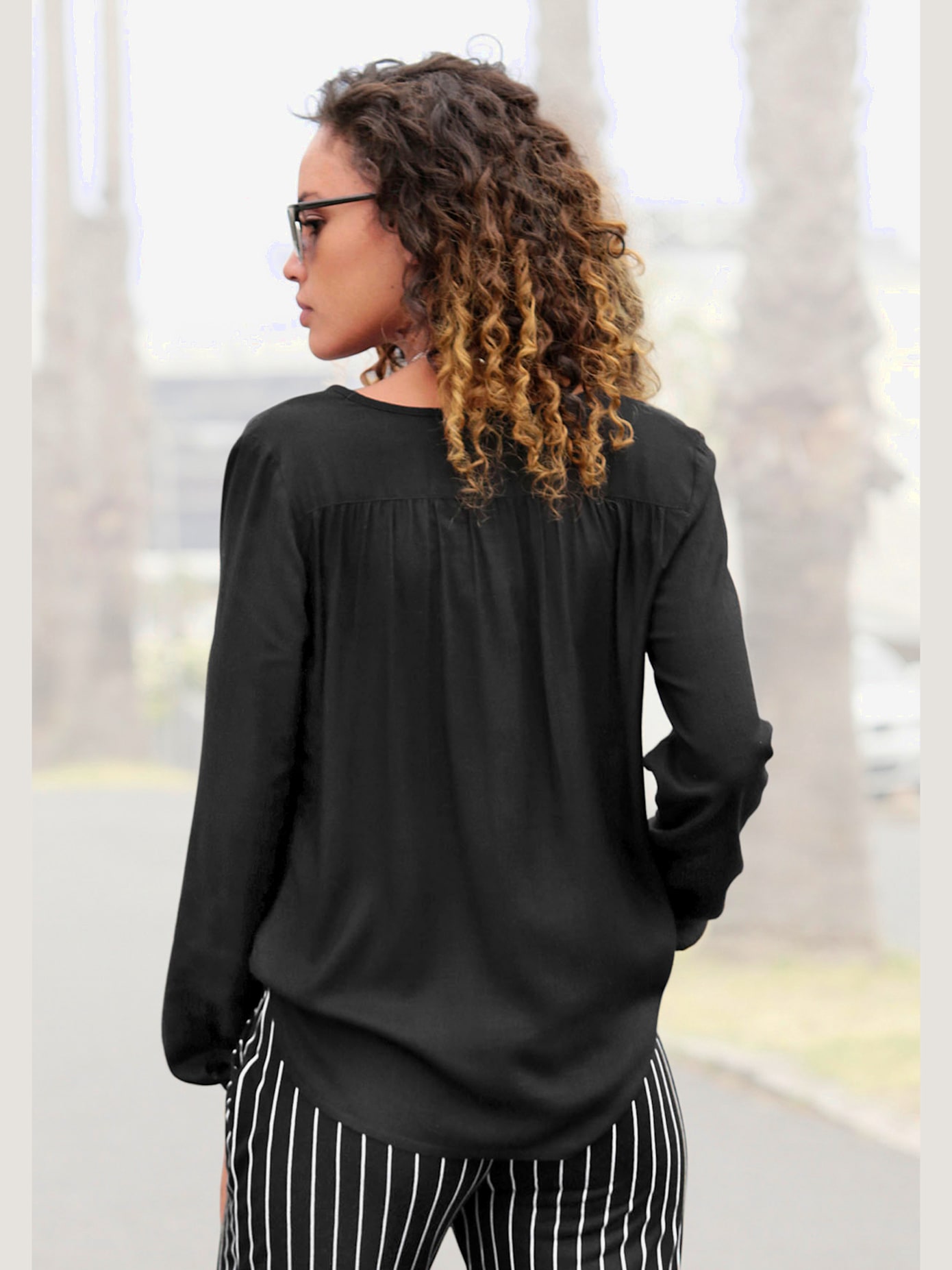 Chemisier patte de boutonnage devant