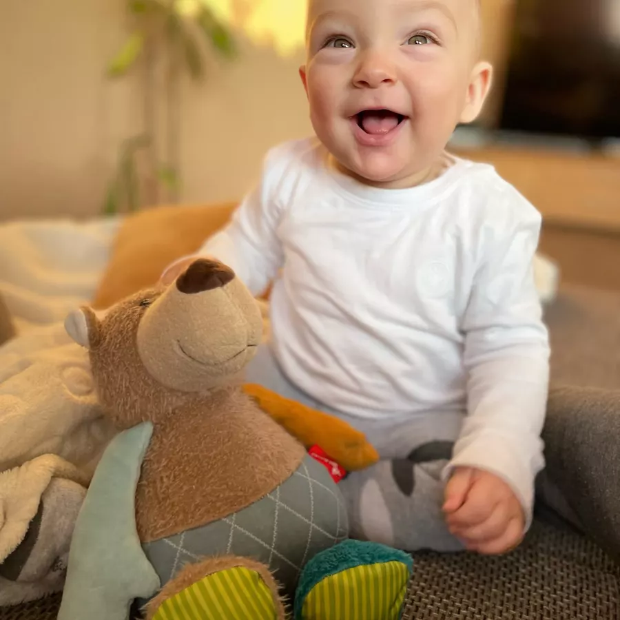 sigikid® Kuscheltier Bär Swetty Yellow braunmehrfarbig