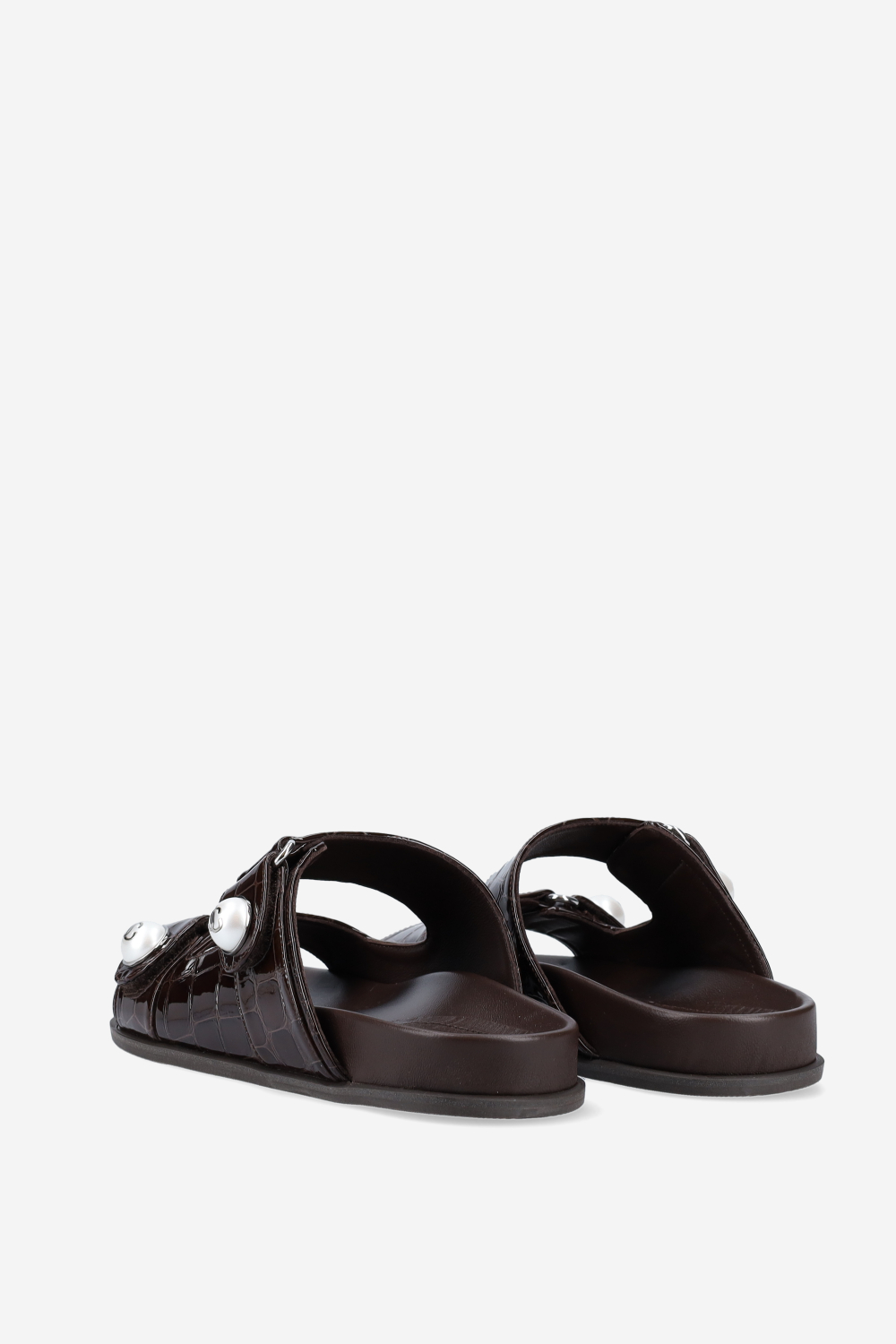 Fayence leather sandals