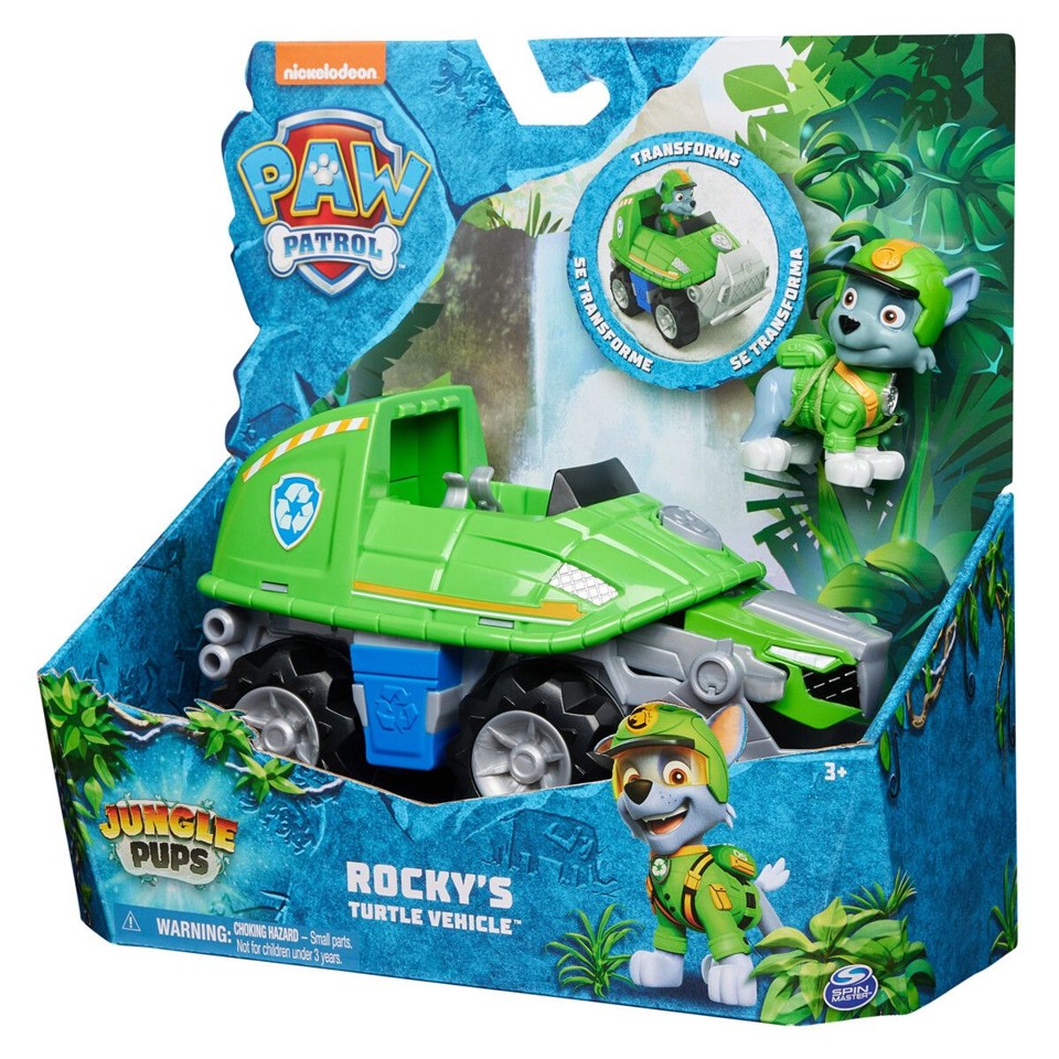Paw Patrol - Jungle Køretøj - Rocky