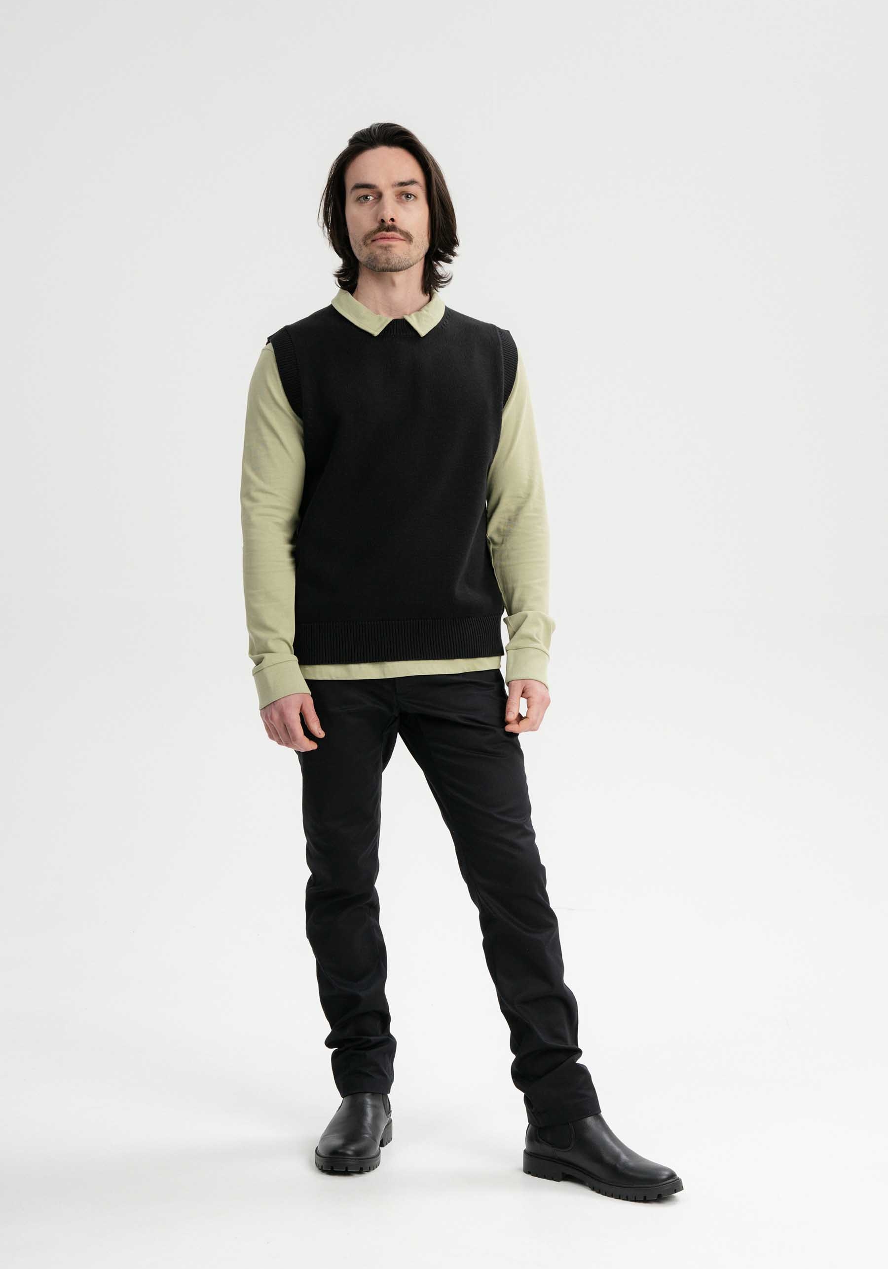 Mela Strickpullunder Lakesh Black