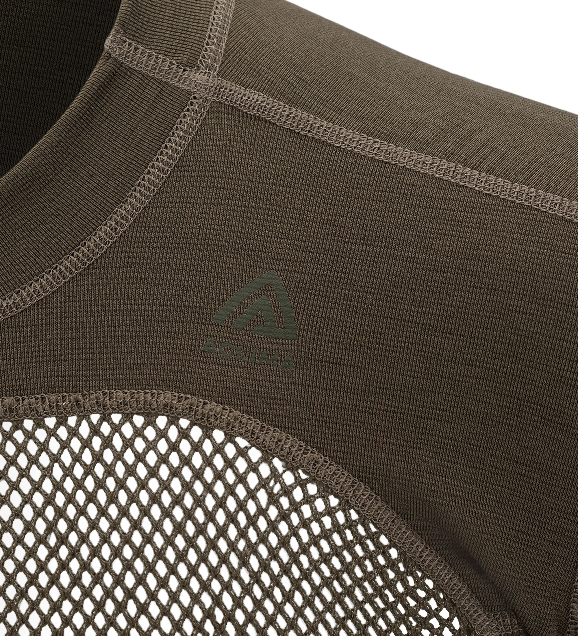 Aclima Men's WoolNet Crewneck Tarmac