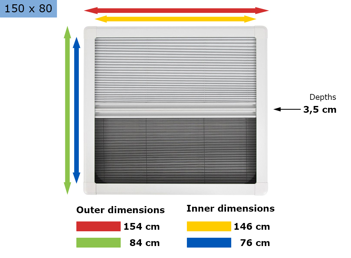 Obelink Eclipse combirollo - 150 x 80 cm