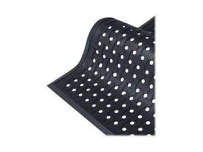 Matting Comfort Flow - Gulvmåtte for vådområde, arbejdsområde - rektangulær - 277 x 83 cm - sort