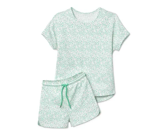 2 Baumwoll Shorty-Pyjamas