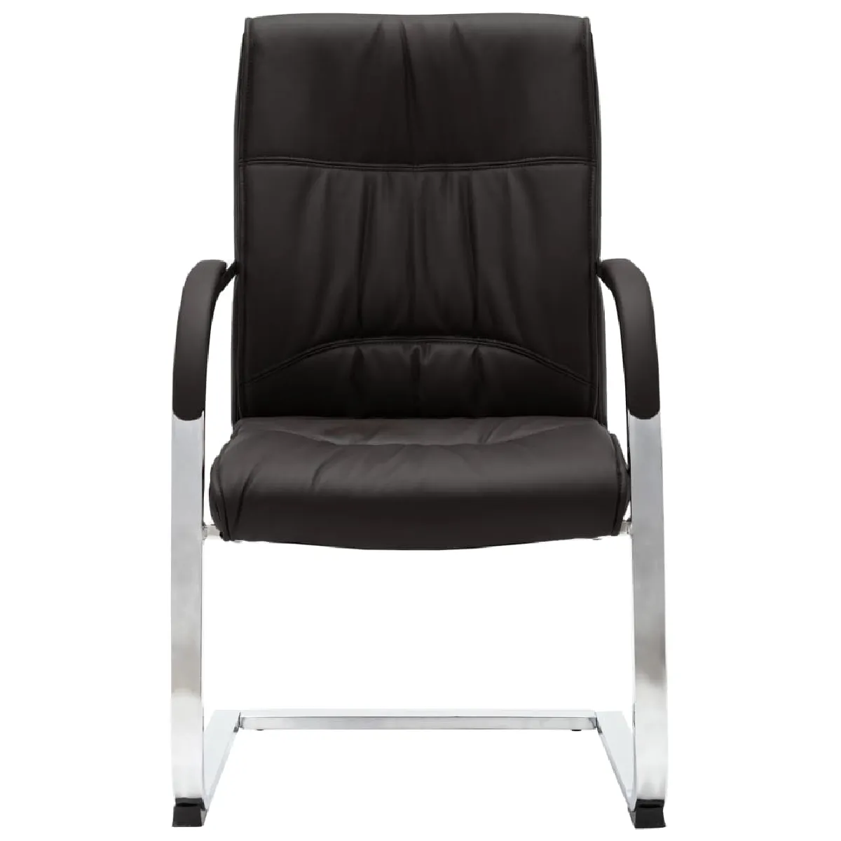 VidaXL Chaise bureau cantilever - Noir