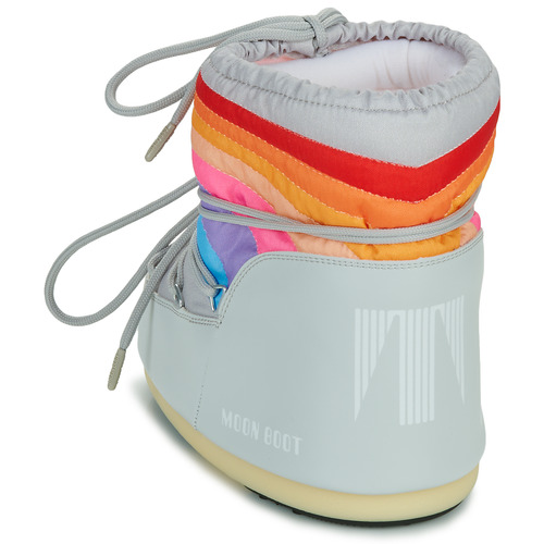 Moon Boot - MB ICON LOW RAINBOW - Gris / Multicolore