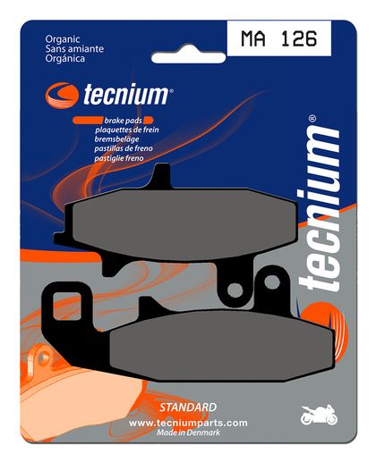Plaquettes de freins Tecnium route organique - MA126