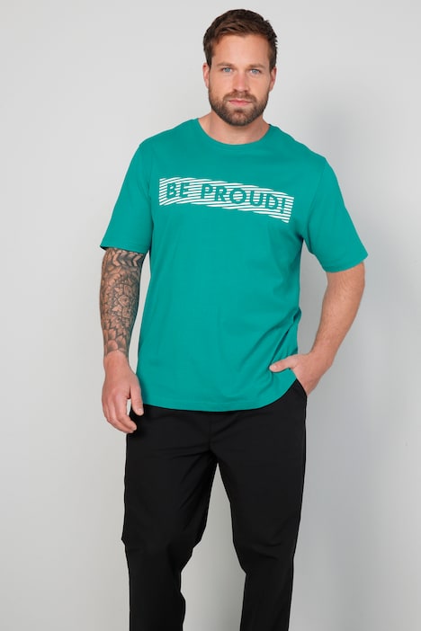 John F. Gee T-Shirt, Halbarm, Schriftzug, Rundhals, bis 72/74